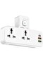 3-in-1 Power Strip SC2311 – 2 Universal Outlets, USB-C PD 20W, QC3.0