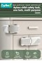 4PCS Baby Safety Locks, Child Safety Locks, Adjustable Kids Security Locker for Freezer, Cabinet, Dr - 3