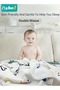 Baby Milestone Monthly Blanket Mat with Double-Sided Milestones Cards and Circle Garland Thick Flann - 4