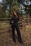 Black Single Button Jacket Pants Set - 9480 - 6