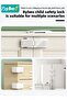 4PCS Baby Safety Locks, Child Safety Locks, Adjustable Kids Security Locker for Freezer, Cabinet, Dr - 6