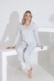 Angelique 100% Cotton Front Buttoned Long Sleeve Women's Pajamas Set 21228-21229 - 2