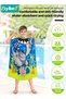 Kids Poncho Hooded Towel, Quick Dry Toddler Bath Towels, Beach Swimming Towels, Ultra Soft and Absorbent Children Bathrobe with Hood for Boys Girls Baby - 5