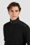 Men's Knitted Wool Zipped Sweater - 3