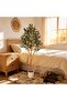 6FT Artificial Olive Tree - Premium Faux Plant with Berries for Living Room