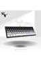 M.A&F 68-Key Mechanical Keyboard, Blue Linear Switches, Type-C, RGB, PBT Keycaps