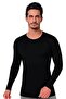 قميص داخلي حراري بأكمام طويلة للرجال – قميص داخلي – أسود – توتاكو - S-M-L-XL-2XL