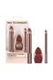 Makeupsaver Sponge + Brush Trio, Makeup Blending Sponge & Brushes For Liquid & Cream, 3 Piece Set