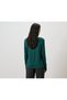 Women's Blouse, Glitter Thread, Petrol - 4