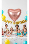 Rose Gold Heart Foil Balloon 45cm, Romantic Balloon, Baby Shower, Promise, Engagement, Anniversary Party Supply