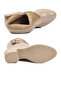 Beige Fur Lined Zippered Women's Boots 1006 Z - 5