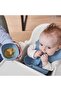 Baby Bowl with Suction Cup & Lid, Single Handle, 100% Platinum Silicone, Dishwasher Safe - 2