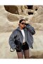 Belted Bomber Cashmere Jacket