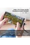 USB-C to 3.5mm Headphone & Charger Adapter 2-in-1, 100W PD, - 5