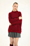 51114 - Stylish Comfortable Silvery Women's Knitwear Long Sweater
