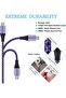 Micro USB Cables (4 Pack, 6ft) Nylon Braided Fast Charging USB 2.0 A Male to Micro B - 2
