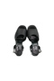 Platform High Heel Black Satin Women's Shoes - Plt8457 - 3