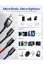 4ft 3-in-1 Multi Charging Cable (USB-C, Micro USB, Lightning) - 3