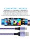 Micro USB Cables (4 Pack, 6ft) Nylon Braided Fast Charging USB 2.0 A Male to Micro B - 7