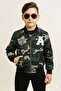 Children's Camouflage Patterned Raincoat - 2