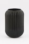 Decorative Line Glass Vase Black 20 cm •• Home Decoration Trend Vase Luxury Living Room Vase Console Desktop | |   Modern Vase Models Flower Vase Tabletop Vase Live Flower & Artificial Flower Balcony Decoration Mirror - 6