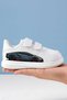 Animated Character Printed Girls' and Boys' Sports Shoes with Velcro Fasteners and White Sneaker Bands