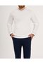 Italian Style S Slim Fit Crew Neck Knitwear White T13785 - 4