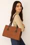 Tan Suede Women's Shoulder Bag - 2