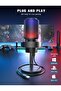 Gaming Microphone AMPLIGAME A8 USB PC Mic with RGB, Mute, Headphone Jack, Pop Filter, Stand - 6