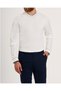 Italian Style S Slim Fit Crew Neck Knitwear White T13785