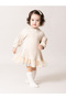 Girl's candy pom-pom puff dress - 3