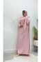 Drape Detailed Crepe Tail Hijab Dress - 2