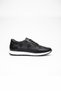 Black Camouflage Detailed Men's Sneaker Thick Soled Lace-Up Casual Shoes - 2