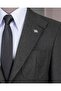 Italian Style S Slim Fit Pointed Collar Men's Single Jacket Green T14906 - 3