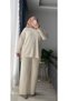 Yandan Buttoned Knitwear Set - 5