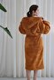 Wellsoft Plush Extra Soft Hooded Long Dressing Gown with Pocket Detail - 4
