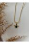Steel Necklace with Bee Figure and Crushed Chain