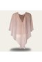 Ruffle Chiffon Crew Neck Flounce Casual Blouse - 8