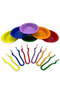 Transfer Set Activity Toy (6 Bowls, 6 Tongs) Kindergarten Montessori Educational Skill Development Toy - 3