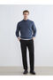 Half Turtleneck Men's Knitwear Sweater - 2