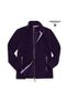 Women's Scarlett Regular Fit Zip-Up Polar Fleece Jacket Purple - 2