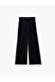 Wide Leg Palazzo Pants with Tie Waist and Pockets - 3