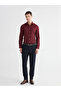 Slim Fit Long Sleeve Poplin Men's Shirt - 2