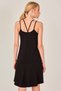 Black Double Strap Back Detail Dress Jt8035 - 3