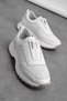 Zareywomen's Genuine Leather Rubber Detailed Stitched Sports Shoes Sneaker 4296 - 3
