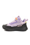 Black Lilac Velcro Non-Slip Girls' Sports Shoes 811 F - 2