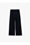Wide Leg Palazzo Pants with Tie Waist and Pockets - 4