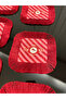 Premium |   Love Birds 6 Pieces Presentation Napkins - Tasseled Cocktail Coffee Coasters