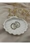 Silver Color Pearl Detailed Hoop Earrings – Elegant, Modern and Stylish Design - 2