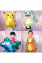 Pokemon Theme 5Th Birthday Curtain Balloon Set Pokemon Pikachu Bulbasaur Charmander Squirtle - 2